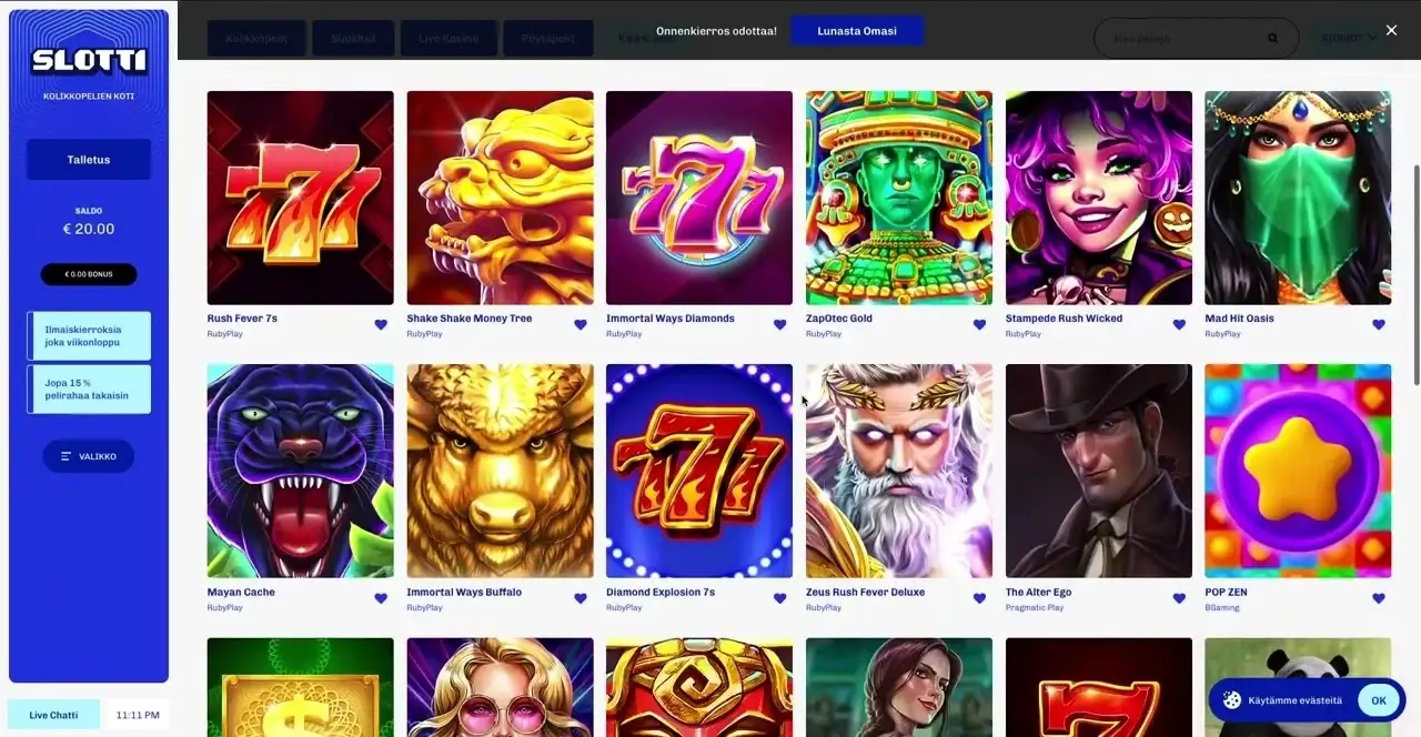 Mobiilikotiutukset Slotti Casinolla