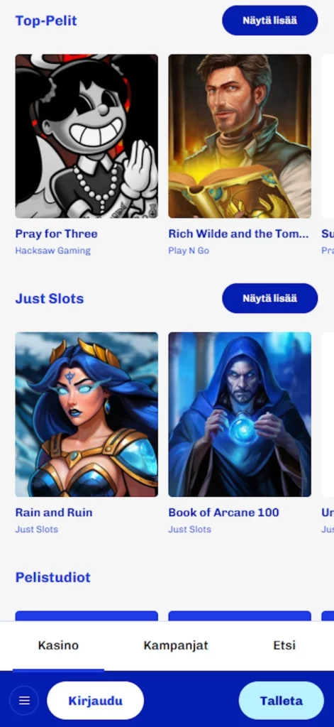 Mobiilipelit Slotti Casinolla